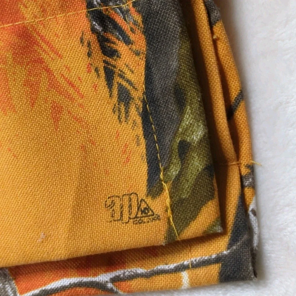 REALTREE AP Orange Camo Curtains Full Length Rod Pocket 2 Panel 82
